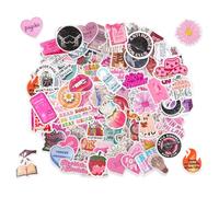 120 PCS Cute Book Stickers, Funny Bookish Sticker, Waterproof Vinyl Aesthetic Stickers, Reading Sticker for Kindle Laptop Water Bottle Scrapbook Notebook