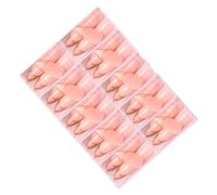 120 Pcs Detachable False Nails French Tip False Nails Full Covers Stick On Nails Wearable Press On Nails For Women Girl