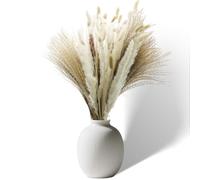 120 PCS Dried Pampas Grass Bouquet, Natural Pampas Grass Decor Bouquet, Dried Flower Bouquet for Flower Arrangement, Wedding Decor, Home Décor, Table Living Room Vases