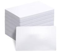 120 Pcs Dry Erase Index Cards Notecards Blank Reusable Flash Cards Sheets Game Cards Study Business Note Cards for School Office Housework Taking To Do List (White, 4×6 Inch)