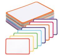 120 Pcs Dry Erase Index Cards Notecards Blank Reusable Flash Cards Sheets Game Cards Study Business Note Cards for School Office Housework Taking To Do List (Multicolor, 3×5 Inch)