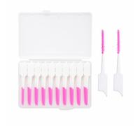120 PCS Dual-Head Interdental Brushes, Silicone Tooth Floss Picks & Toothpick 2-in-1, Portable Dental Sticks for Braces, Tight Teeth Gaps - Soft Bristles for Adults