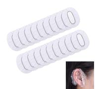 120 Pcs Ear Covers for Shower, Shower cap, Ear Covers, Clear Disposable Ear Protectors Waterproof for Hair Dye, Shower, Bathing, Salon