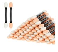 120 Pcs Eyeshadow Applicators Set - Dual Ended Makeup Sponge & Brush Tips | Disposable Cosmetic Tools for Salon, Travel & Home Use