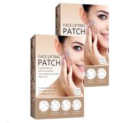 120 pcs Face Tape Lifting Invisible, V-Edge Face Lift Patches, Waterproof Neck Tape Facelift Tape Invisible Use Before Makeup, Facial Adhesive for Liftings Sagging Skin, Wrinkles, Jowls (2box)