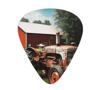 120 Pcs Guitar Picks Bulk 3 Different Thickness Personalized Guitar Plectrums With Storage Box Company Farm Tractor Guitar Accessories For Bass Electric Guitar Acoustic Guitar Lovers
