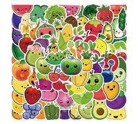 120 Pcs Hey Bear Sensory Stickers for Laptop Water Bottles,Bicycle,Skateboard,Computer,Fruits Vegetables Cute Style Decorative Stickers Waterproof Vinyl,Graffiti Stickers for Girls Boys Children