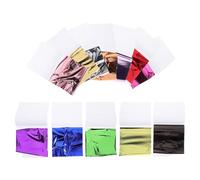 120 Pcs Imitation Gold Leaf Sheets and Nail Technicians | Tissue Backing, Metallic Finish, Easy to Paste, for Wood Surfaces, Canvas, Craft Workshop Use