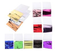 120 Pcs Imitation Gold Leaf Sheets, Easy Transfer Foil | Shiny Metallic Finish, Tissue Backing, for Canvas, Wood Surfaces, Craft Workshop Accents