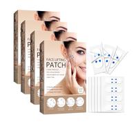 120 Pcs Invisible Face & Neck Lifting Tape - Anti-Wrinkle, Double Chin & Sagging Skin Facial Adhesive Strips for Instant Facelift Before Makeup (4 Box/ 480 Pcs)