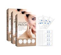 120 Pcs Invisible Face & Neck Lifting Tape - Anti-Wrinkle, Double Chin & Sagging Skin Facial Adhesive Strips for Instant Facelift Before Makeup (3 Box/ 360 Pcs)