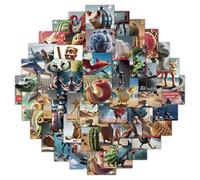 120 PCS Italian Brainrot Animal Stickers for Adults, Waterproof Stickers, Funny Animal Sticker Pack, Vinyl Decals for Laptop, Phone, Water Bottle, Trendy Meme Gifts for Teens Adults