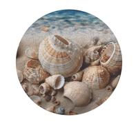 120 PCS Jigsaw Puzzle for Adults Personalized Picture Puzzle Seashells by The Seashore Customized Wooden Puzzle for Family, Birthday, Wedding, Game Nights Gifts Animal Alien Shape Puzzle