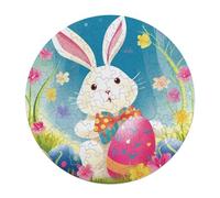 120 PCS Jigsaw Puzzle for Adults Personalized Picture Puzzle Spring Happy Easter Holiday Customized Wooden Puzzle for Family, Birthday, Wedding, Game Nights Gifts Animal Alien Shape Puzzle