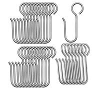 120 Pcs Metal Curtain Track Hooks S Shaped Small Curtain Hooks Steel Drape Wire Hooks For Ceiling C