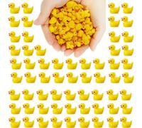 120 Pcs Mini Ducks tiny ducks tiny plastic ducks, Tiny Realistic Shape Resin Ducks Cute Miniature Toy mini resin ducks, Deracorations for Christmas Birthday Party Miniature Figures Micro Fairy Garden