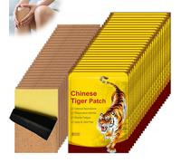 120 Pcs Pain Relief Patches, Tiger Patch for Neck and Shoulder, Chinese Pain Relief Plaster for Knee, Relief Patches up to 8h for Arthritis, Lumbar, Spine, Muscle & Joint, Penetrating Heat Action