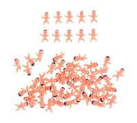 120 PCS Plastic Babies for Games,1 Inch Bulk Tiny King Cake Figurines Baby My Water Broke Ice Cube Game, Party Decorations