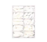 120 Pcs Press On Nails Solid Color False Nails Almond Full Covers Stick On Nails Artificial Nails Manicures Supplies