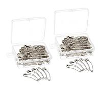 120 Pcs Safety Pins 38 mm Quilting Basting Pins Curved Safety Pins for Crafting Quilting Sewing and Office Accessories