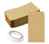 120 Pcs Seed Envelopes, Small Paper Envelopes for Packing or Storing Small Items Wages, Coins, Beads or Seeds