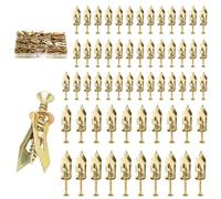 120 Pcs Self Drilling Anchor Screws, 3 Sizes Drywall Anchor Screw Set, Plasterboard Fixings Screws, No Drill Needed for Wall Hanging, for Plaster Board Wall Fixing