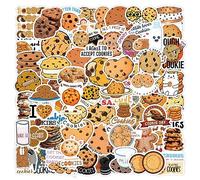 120 Pcs Snack Cookies Graffiti Stickers for Water Bottles,Guitar,Bicycle,Laptop,Skateboard,Computer,Cookie Cute Style Stickers Waterproof Vinyl,Scrawl Decoration for Girls Boys Children Teens