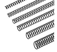 120 PCS Spiral Binding Coils Plastic Binder Binding Spirals Rings Multi4405