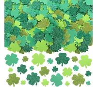 120 Pcs St Patricks Day Foam Stickers, St Patricks Day Accessories, Irish Shamrock Foam Stickers, Paddys Days Accessories for Scrapbooking DIY Craft Saints Paddyks Day Table Decorations