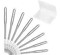 120 Pcs Universal Heavy Duty,Sewing Machine Needles,6 Sizes 65/9 75/11 80/12 90/14 100/16 110/18,Universal Machine Needles Heavy Dut for Singer, Brother, Janome, Varmax Home Sewing Machines(with Box)
