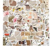 120 PCS Vintage Aesthetic Stickers for Journaling, Scrapbook Supplies, Junk Journal Stickers, Botanical Waterproof Vinyl Sticker Pack for Planner, Diary, Water Bottles, Gifts for Teen Girls Women