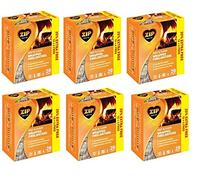 120 Pcs Zip Fast & Clean Wrapped Firelighters No mess, no smell, just light the wrapper Pack of 6