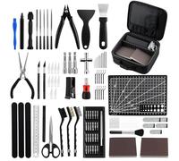 120-Piece 3D Printer Tools Kit with Case for FDM Cleaning and Finishing