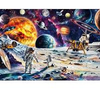 120 Piece Jigsaw Puzzle for Adults Space Astronaut - Fun Challenges & Brainteasing Adult Jigsaws - Puzzle Games 120 Piece