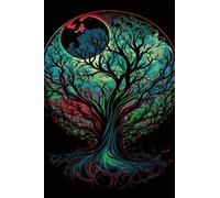 120 Piece Jigsaw Puzzles for Adults, Abstract Tree of Life 9.8x7.9 inch, Challenging Brain Teaser Puzzle, Premium Cardboard Hobby Gift for Adults & Seniors