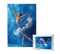 120 Piece Jigsaw Puzzles for Adults,Ballet Jigsaw Puzzles for Adults, Wooden Puzzle with Gift Box,Woman Jigsaws for Family Educational Games, Unique Gifts for Women/Men, Home Wall Decor,ML-1283