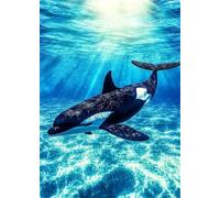 120 Piece Jigsaw Puzzles for Adults, Challenging Puzzles, Puzzle Game, Ocean Whales Puzzle 120 Pieces