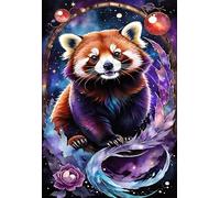 120 Piece Jigsaw Puzzles for Adults, Educational Games, Difficult, Logic Puzzles, Watercolor Raccoon Puzzles for Adults, Puzzle 120 Pieces