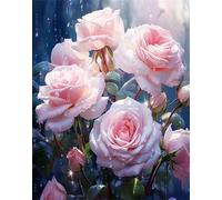 120 Piece Jigsaw Puzzles for Adults, Impossible Hard Difficult Challenging jigsaw puzzle 120 pieces adult Puzzles Classic Educational Games 25x20cm,Rain Rose Garden