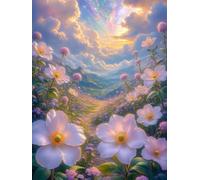 120 piece Jigsaw Puzzles for Adults Impossible Hard Difficult Challenging Puzzle, jigsaws 120 pieces for adults Fun Activity & Present for The Whole Family, Theme:Mountain Flower Sky