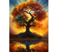 120 piece Jigsaw Puzzles for Adults Impossible Hard Difficult Challenging Puzzle, jigsaws 120 pieces for adults Fun Activity & Present for The Whole Family, Theme:Autumn Trees
