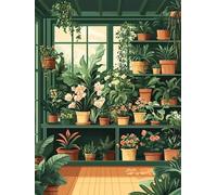 120 piece Jigsaw Puzzles for Adults Impossible Hard Difficult Challenging Puzzle, jigsaws 120 pieces for adults Fun Activity & Present for The Whole Family, Theme:Tropical Plant House