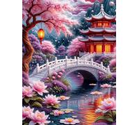 120 piece Jigsaw Puzzles for Adults Impossible Hard Difficult Challenging Puzzle, jigsaws 120 pieces for adults Fun Activity & Present for The Whole Family, Theme:Garden Architecture