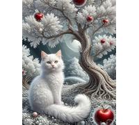 120 piece Jigsaw Puzzles for Adults Impossible Hard Difficult Challenging Puzzle, jigsaws 120 pieces for adults Fun Activity & Present for The Whole Family, Theme:Ancient Tree Cat