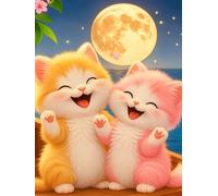 120 piece Jigsaw Puzzles for Adults Impossible Hard Difficult Challenging Puzzle, jigsaws 120 pieces for adults Fun Activity & Present for The Whole Family, Theme:Happy Cute Cat
