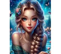 120 piece Jigsaw Puzzles for Adults Impossible Hard Difficult Challenging Puzzle, jigsaws 120 pieces for adults Fun Activity & Present for The Whole Family, Theme:Freckle Princess