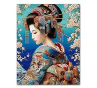 120 piece Jigsaw Puzzles for Adults Impossible Hard Difficult Challenging Puzzle, jigsaws 120 pieces for adults Fun Activity & Present for The Whole Family, Theme:Japanese Girl