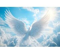 120 piece Jigsaw Puzzles for Adults Impossible Hard Difficult Challenging Puzzle, jigsaws 120 pieces for adults Fun Activity & Present for The Whole Family, Theme:White Angelic Wings
