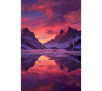 120 Piece Jigsaw Puzzles for Adults Mountains Lakes, Educational Games, Challenging & Brainteasing for Men Women Elders Seniors, Puzzle 120 Pieces