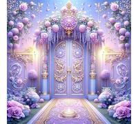 120 Piece Jigsaw Puzzles for Adults Pink Flower Palace, Impossible Puzzle for adults, Challenging Adult jigsaw puzzles 120 pieces, puzzle Classic Educational Games, Fun Activity for Family